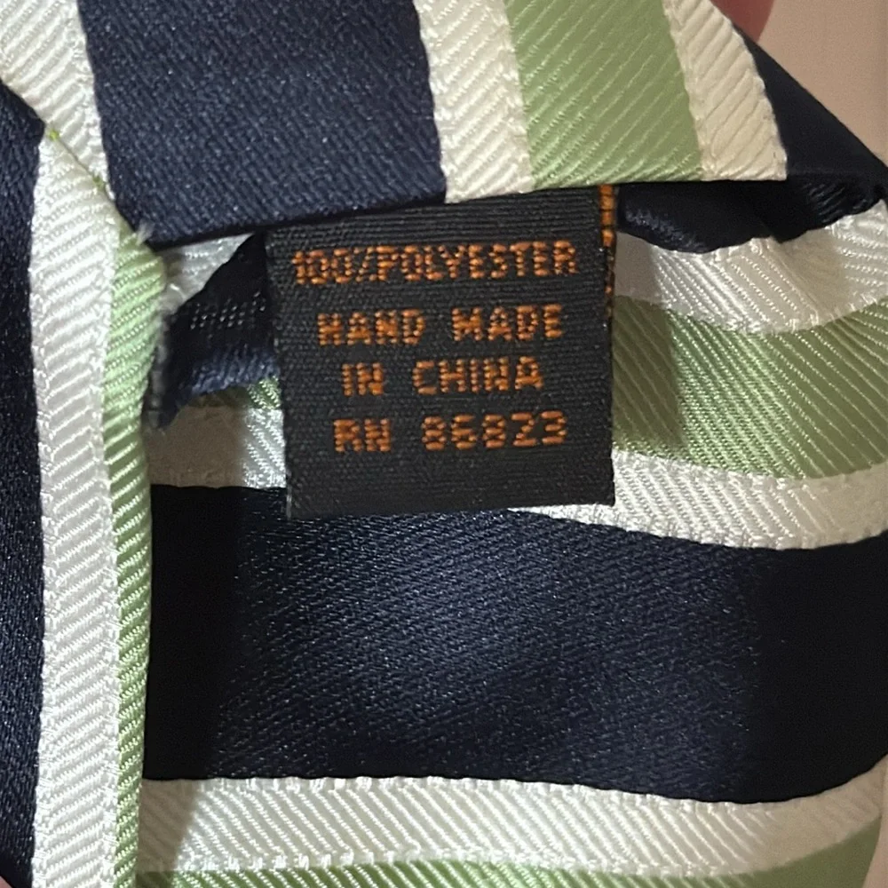 Bergamo New York Striped Black and Green Boy’s Tie